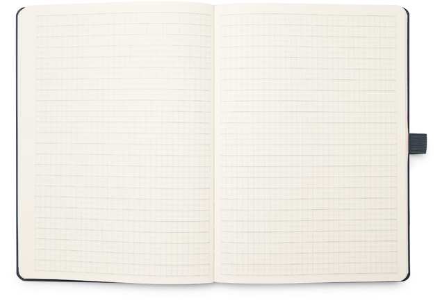 Open Grid Notebook PNG Image