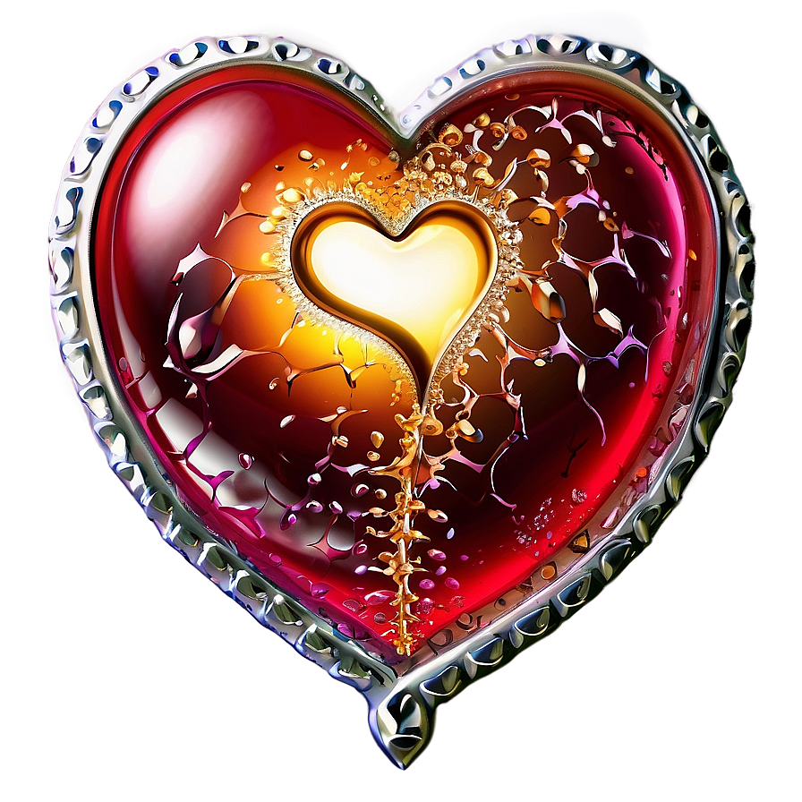 Open Heart Love Theme Png Peu PNG Image