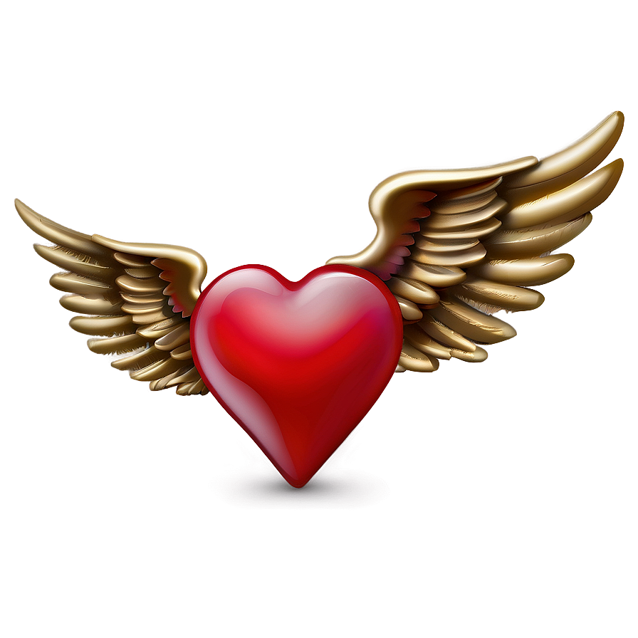 Open Heart With Wings Png Amv45 PNG Image