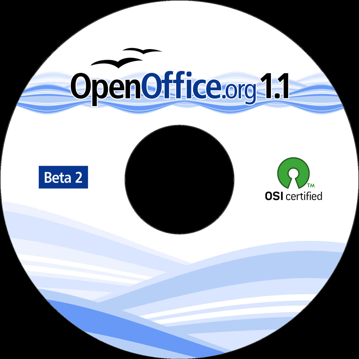 Open Office Beta2 C D Design PNG Image