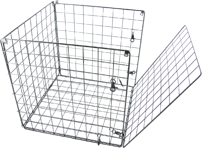 Open Wire Storage Cage PNG Image