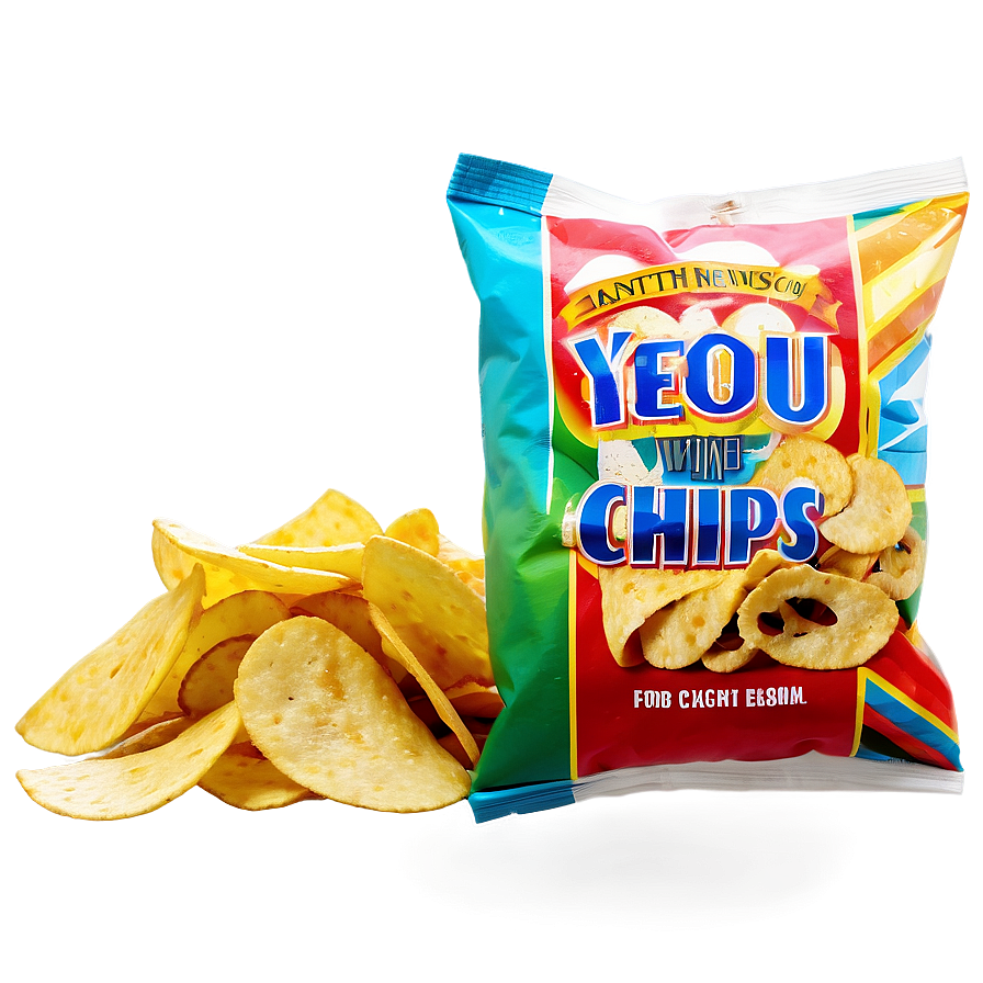 Opened Bag Of Chips Png Cuf54 PNG Image