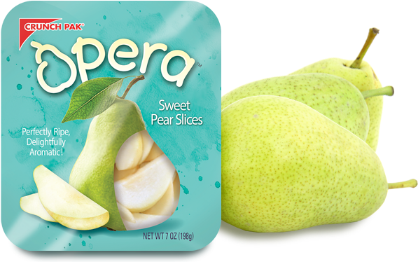 Opera Sweet Pear Slices Packaging PNG Image