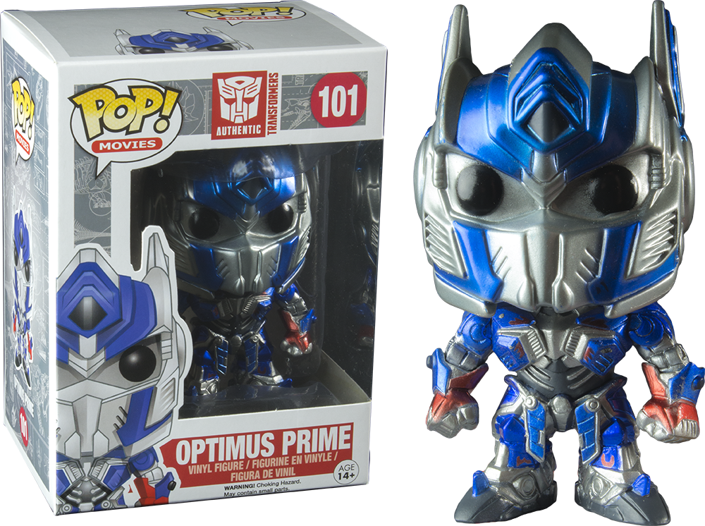 Optimus Prime Funko Pop Vinyl Figure PNG Image