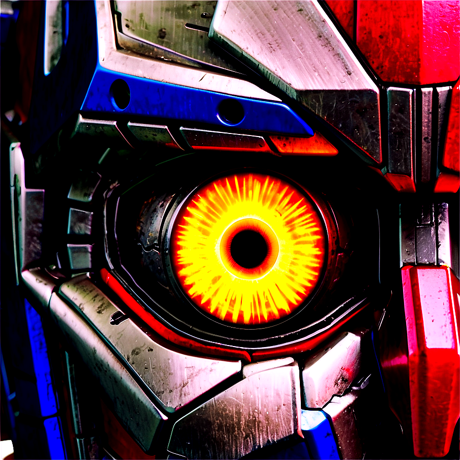 Optimus Prime Glowing Eyes Effect Png 05252024 PNG Image