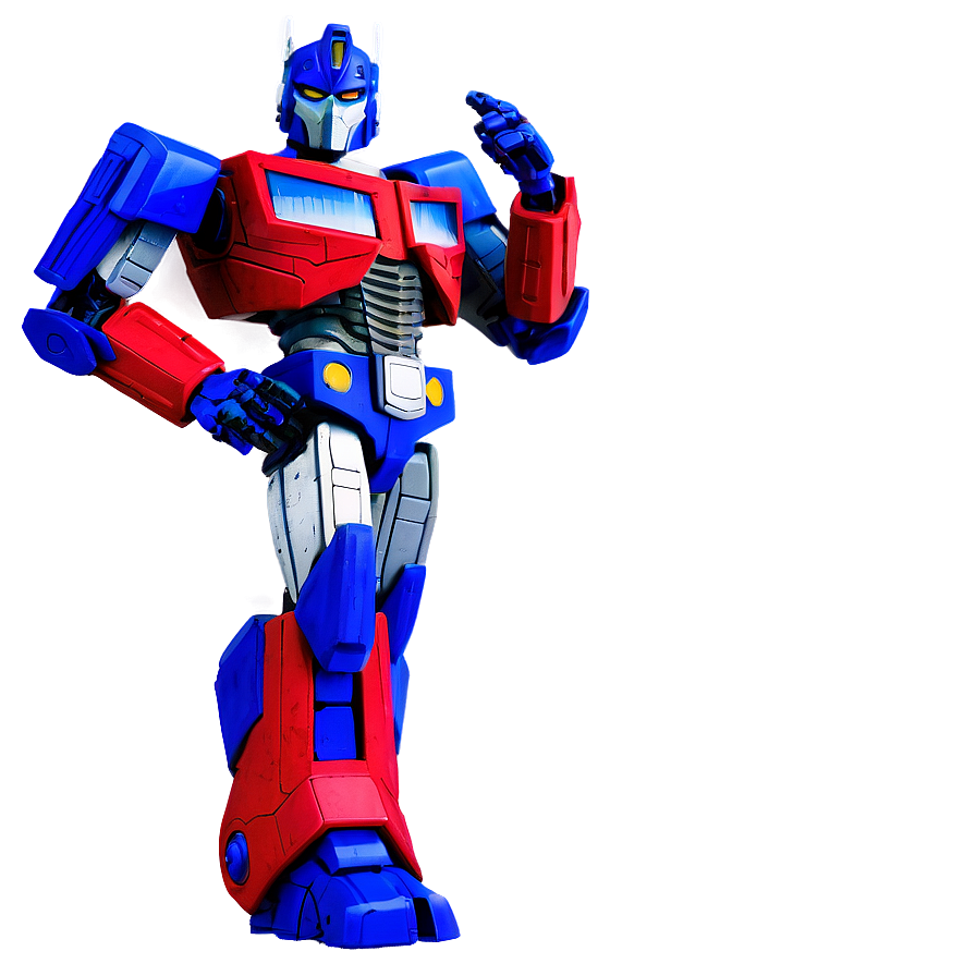 Optimus Prime Iconic Standing Pose Png 05252024 PNG Image