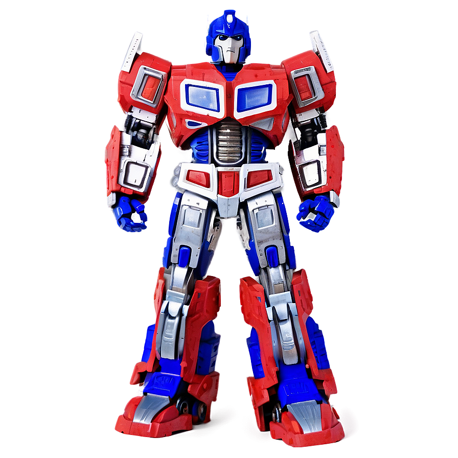 Optimus Prime Iconic Standing Pose Png 89 PNG Image