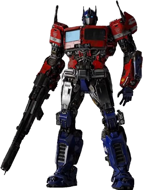 Optimus Prime Standing Pose PNG Image