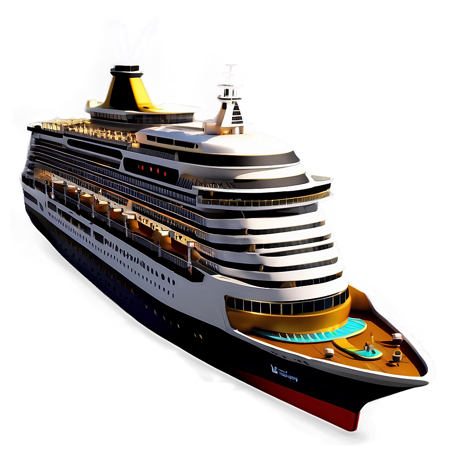 Opulent Cruise Ship Png Ppt PNG Image