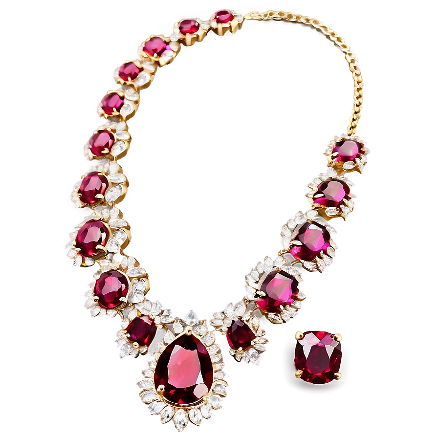 Opulent Ruby Jewelry Png 34 PNG Image