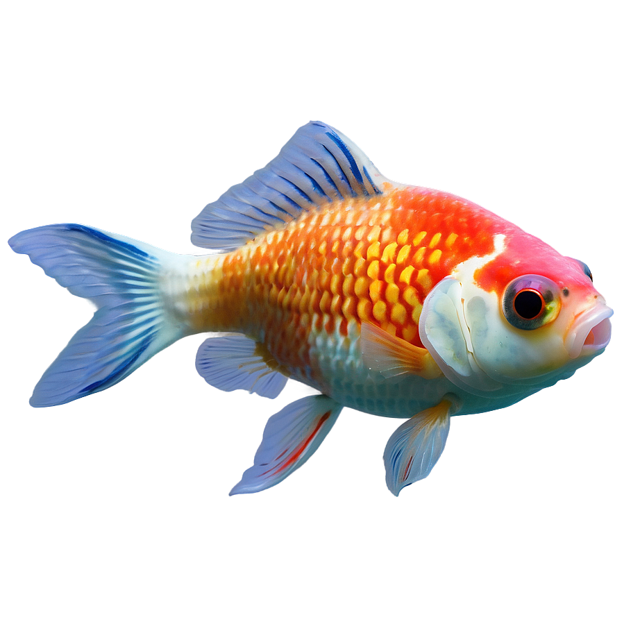 Oranda Goldfish Png Lry64 PNG Image