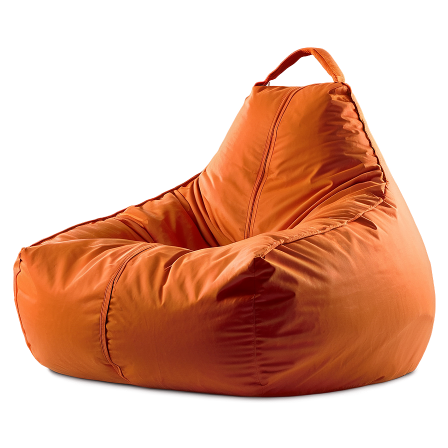 Orange Bean Bag Chair Png Gqn PNG Image