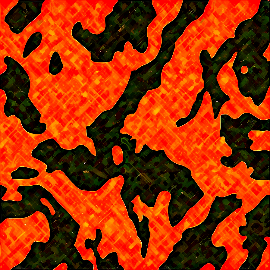 Orange Camouflage Pattern Png 42 PNG Image