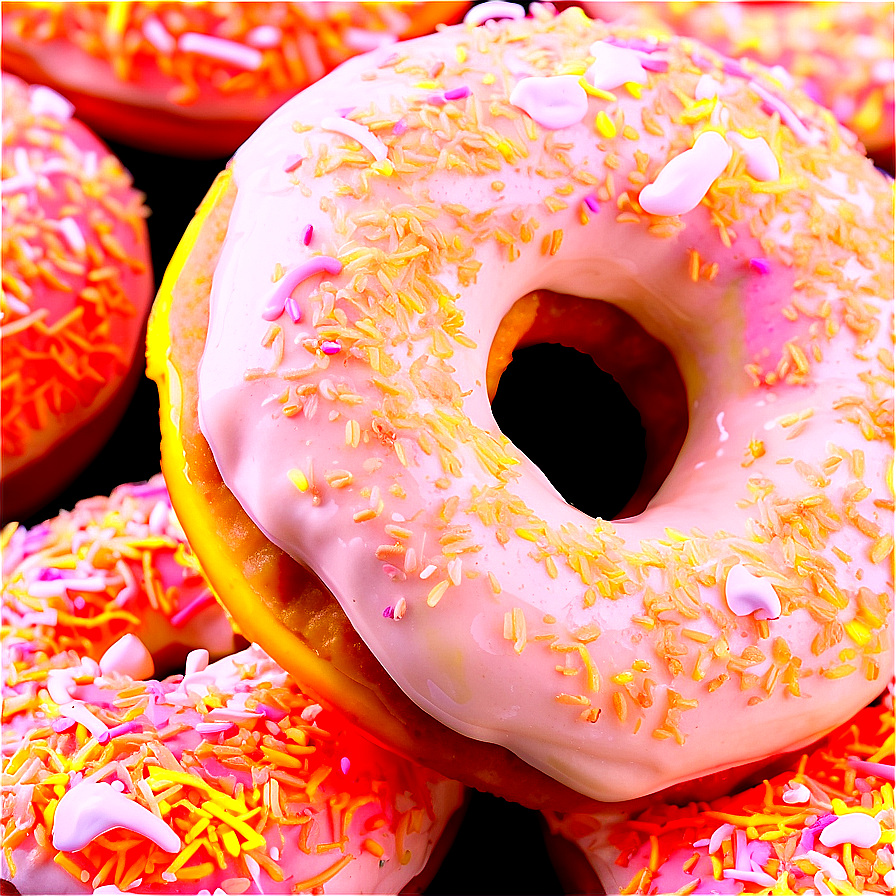 Orange Creamsicle Donut Png Lhc79 PNG Image