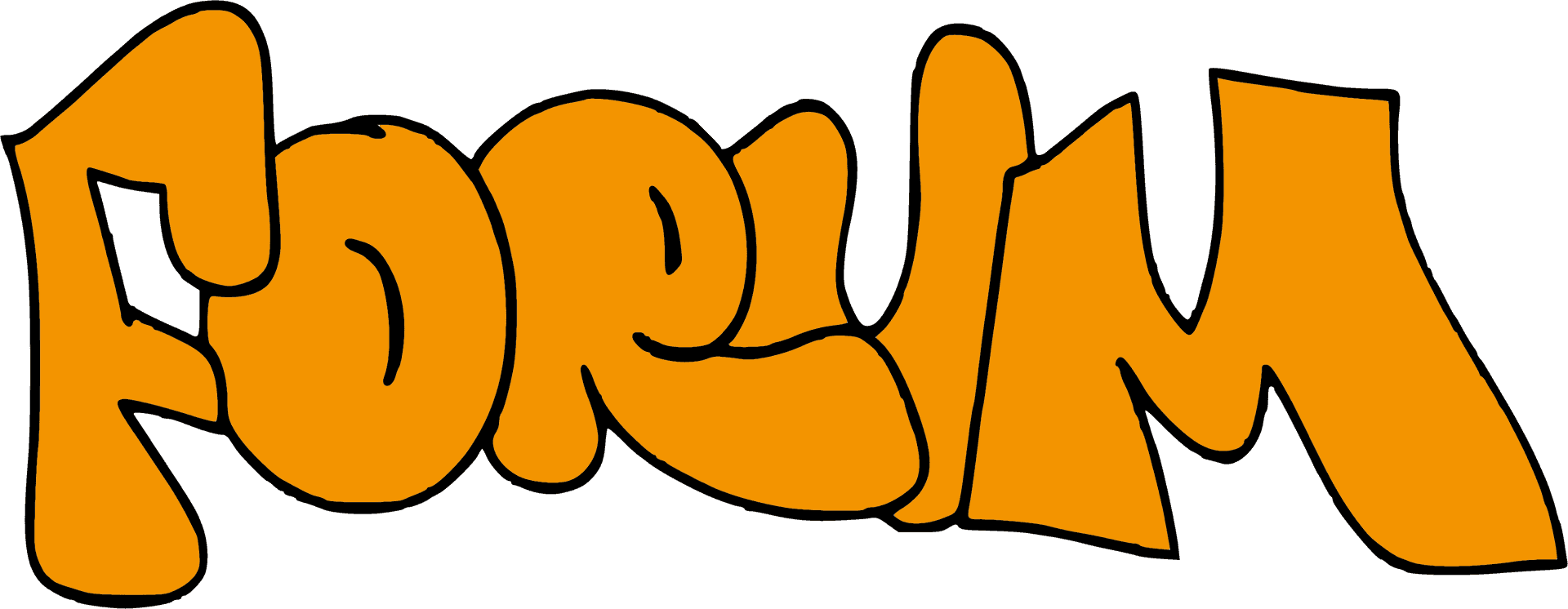 Orange Forum Wordmark PNG Image