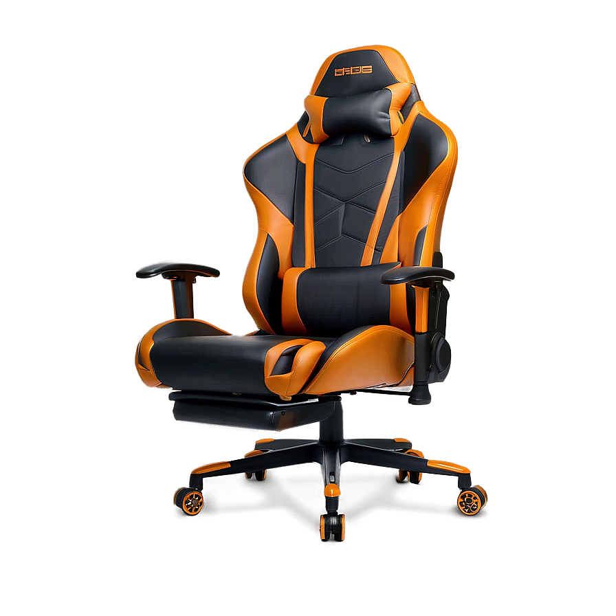 Orange Gaming Chair Png 05252024 PNG Image