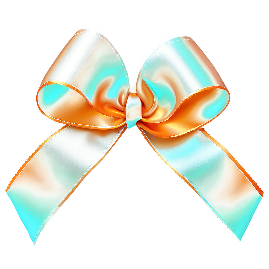 Orange Ribbon Gift Bow Png 06132024 PNG Image