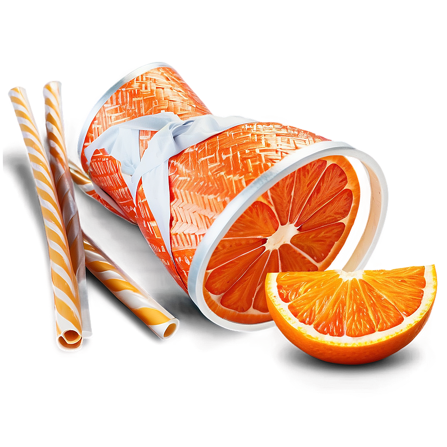 Orange Straw Png Uax PNG Image