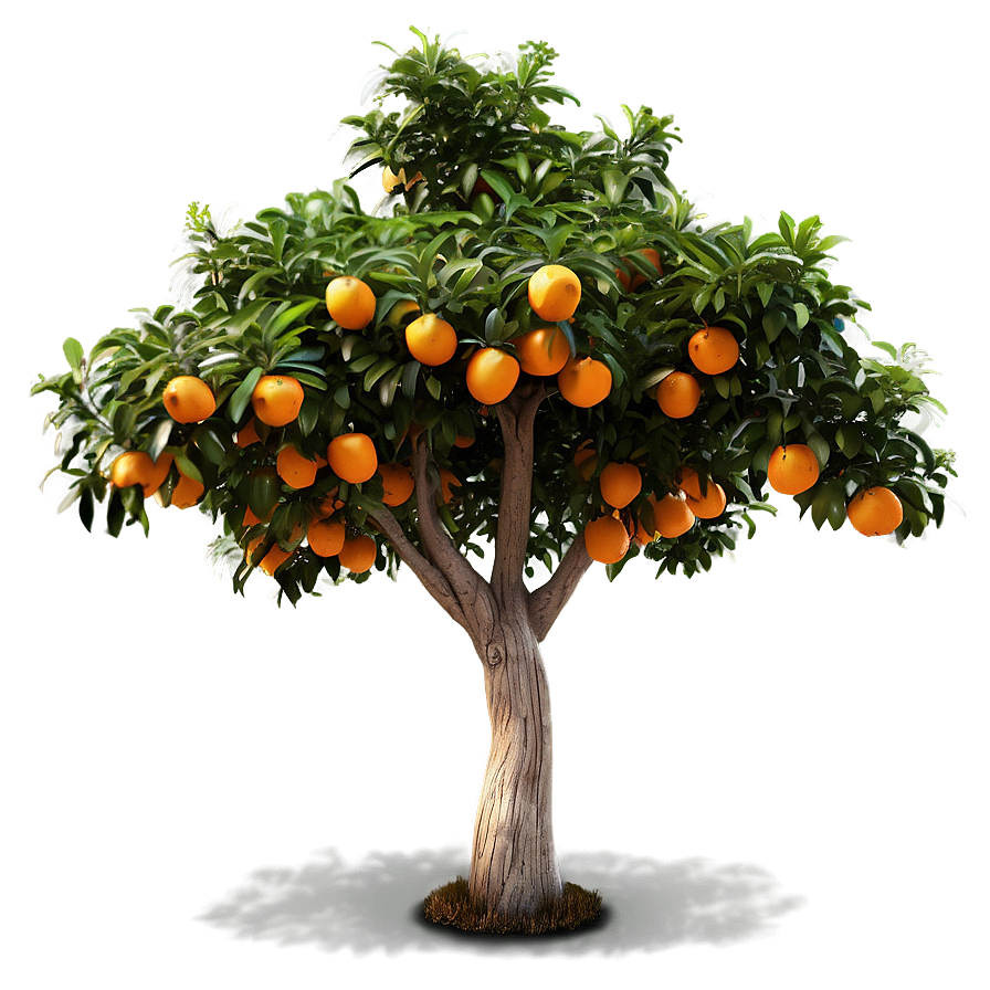 Orange Tree Garden Png 06132024 PNG Image