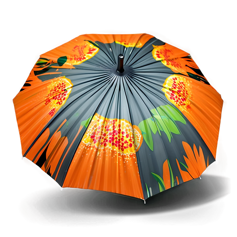 Orange Umbrella Png 94 PNG Image