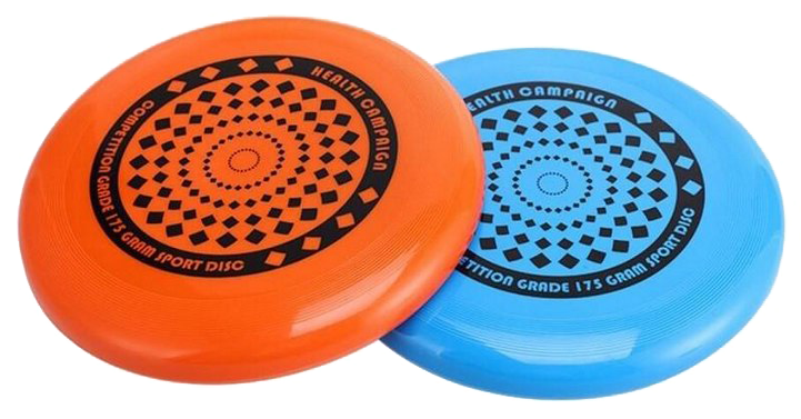 Orangeand Blue Frisbees PNG Image