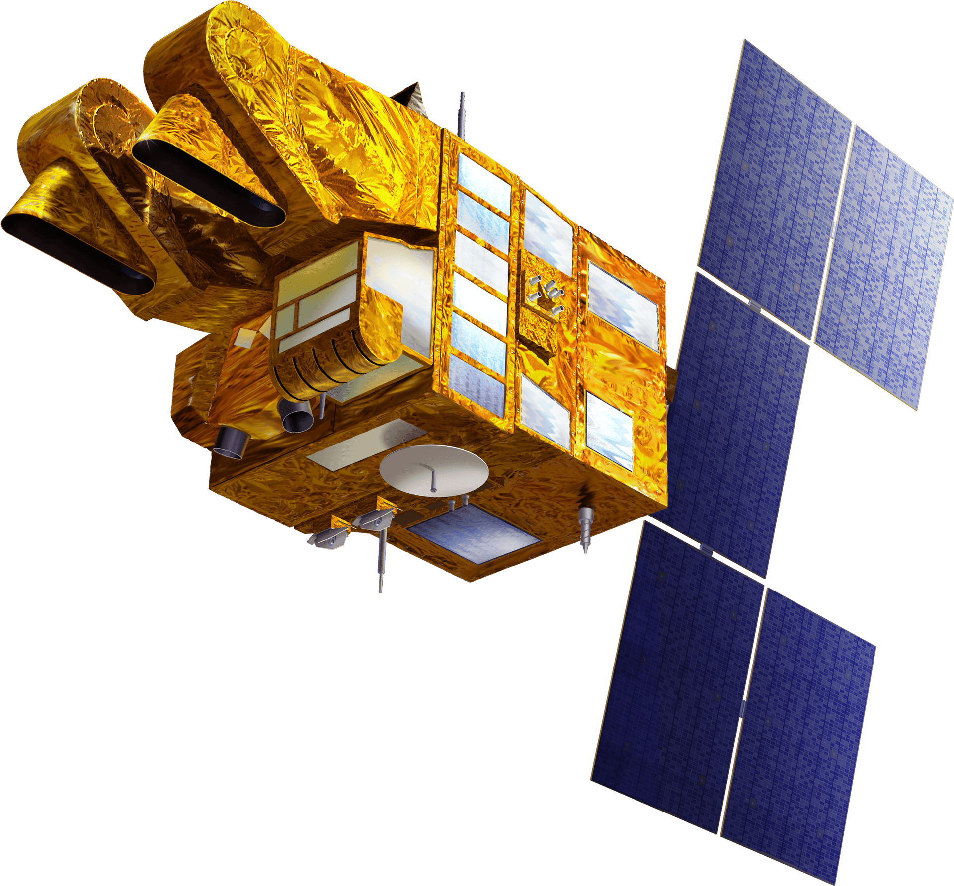 Orbital Satellite Isolatedon Transparent Background PNG Image