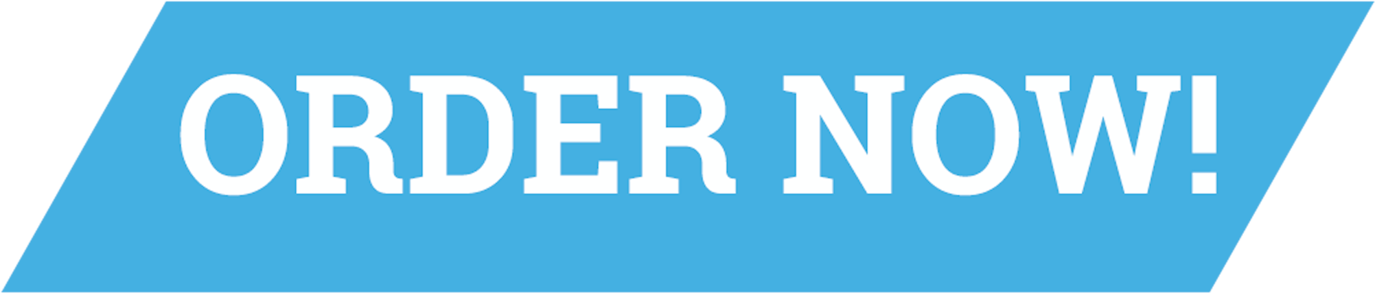 Order Now Button Blue Banner PNG Image