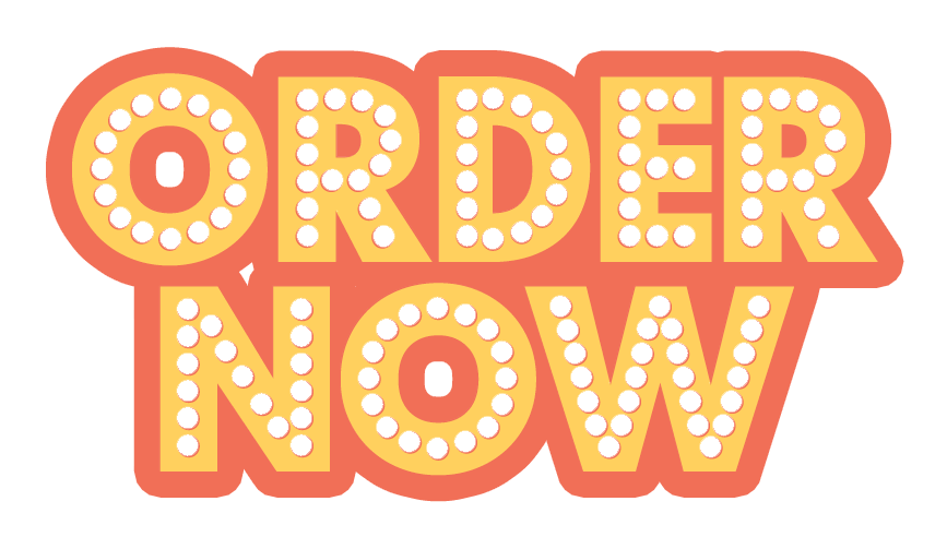 Order Now Retro Signage PNG Image