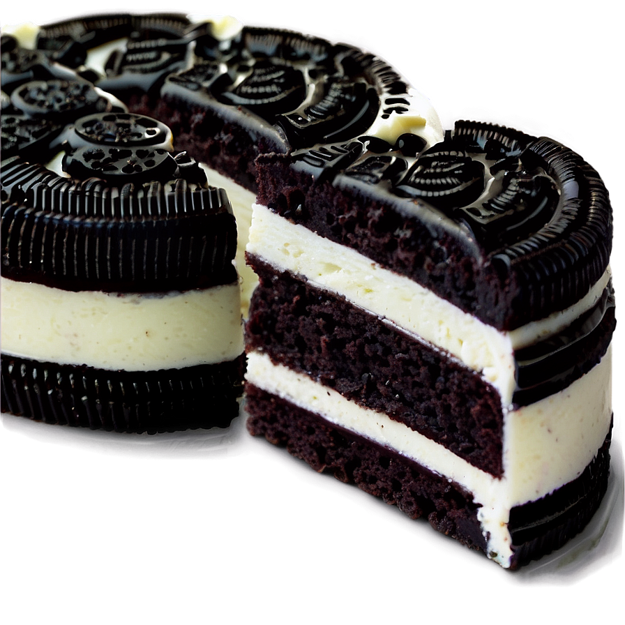 Oreo Cake Slice Png Kfi12 PNG Image