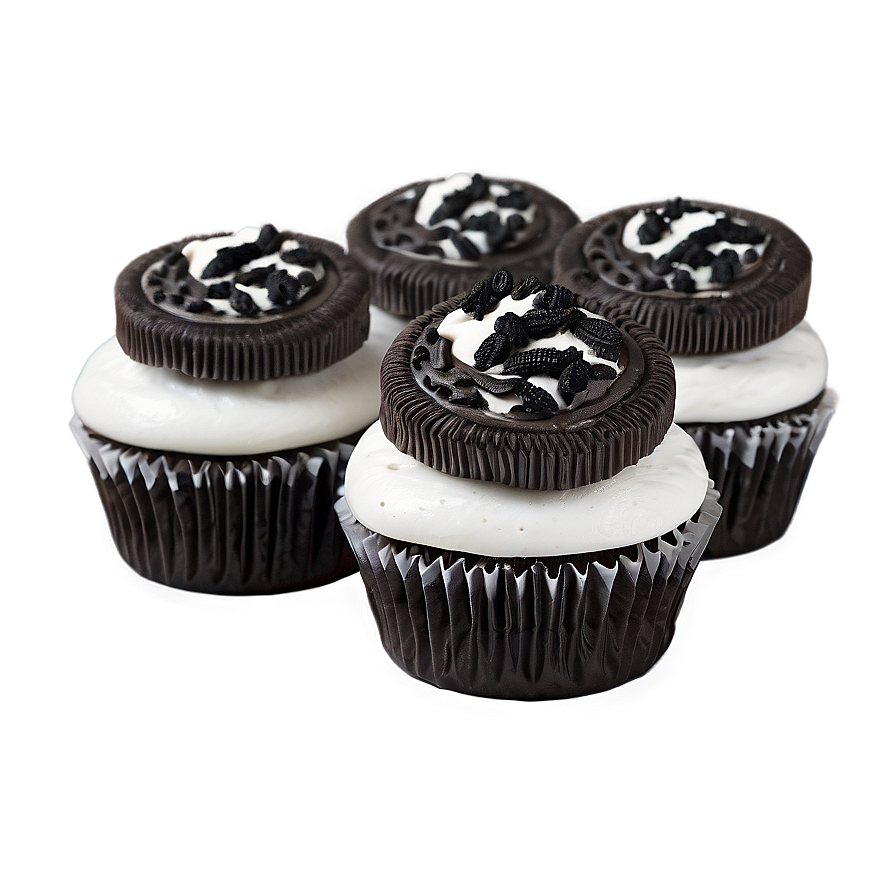 Oreo Mini Cupcakes Bake Png 62 PNG Image