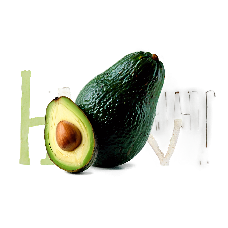 Organic Avocado Half Png 70 PNG Image