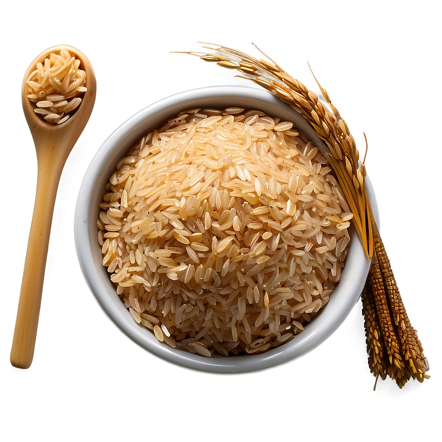 Organic Brown Rice Grains Png 83 PNG Image