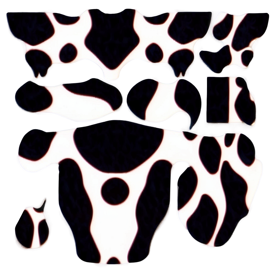 Organic Cow Spots Shapes Png Xgk26 PNG Image