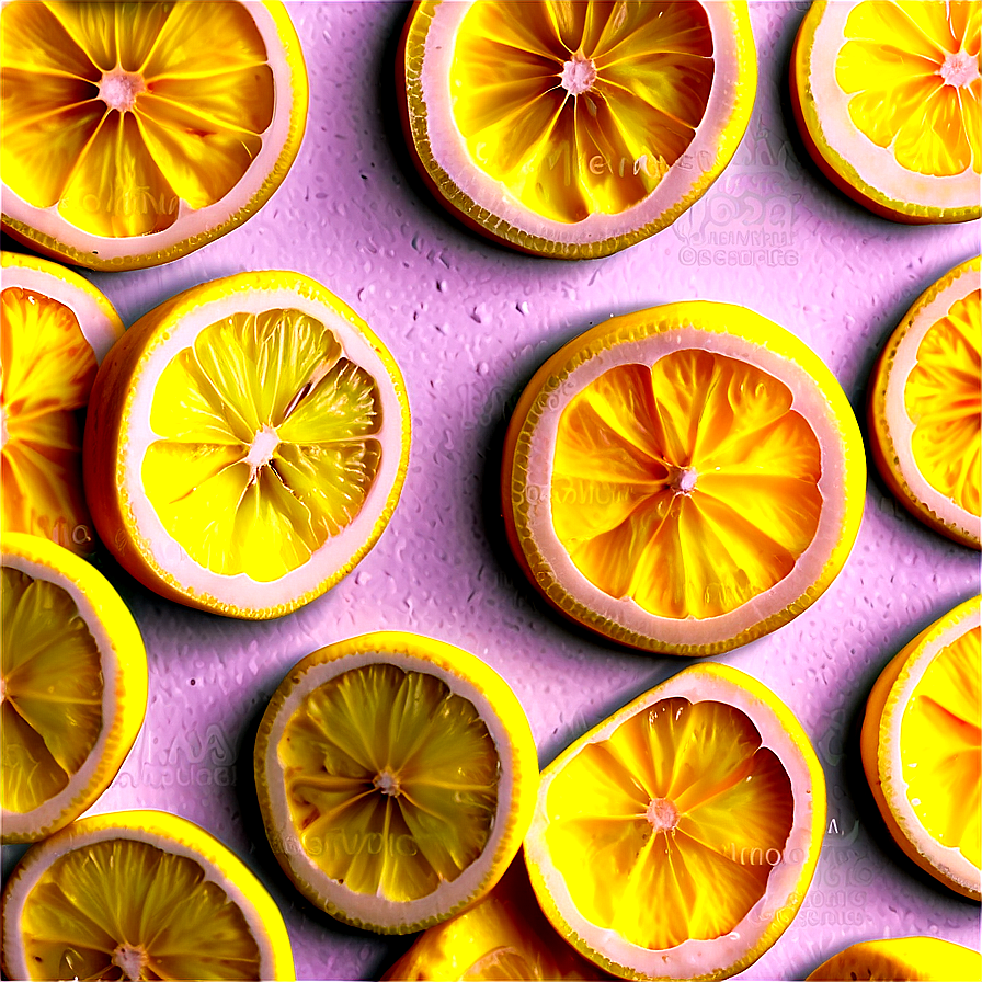 Organic Lemon Slices Png Yft PNG Image