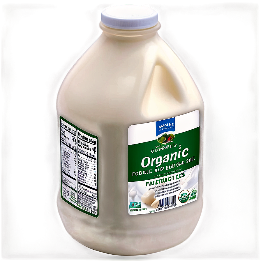 Organic Milk Gallon Bottle Png 54 PNG Image