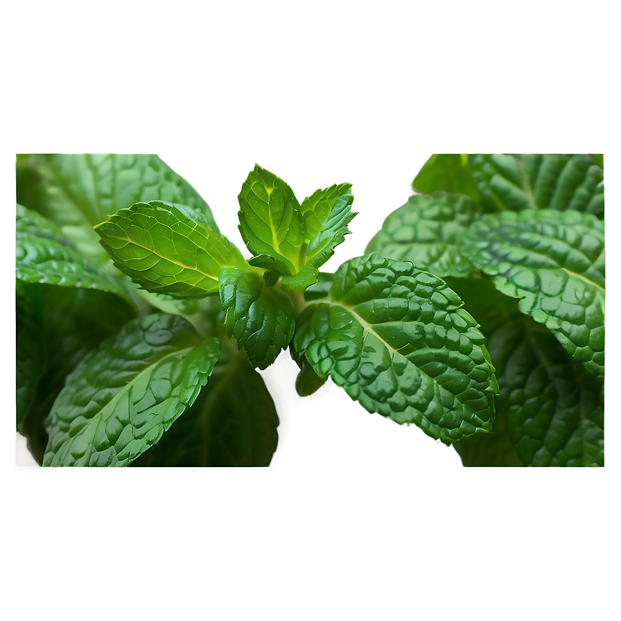 Organic Mint Leaf Png Sjt PNG Image