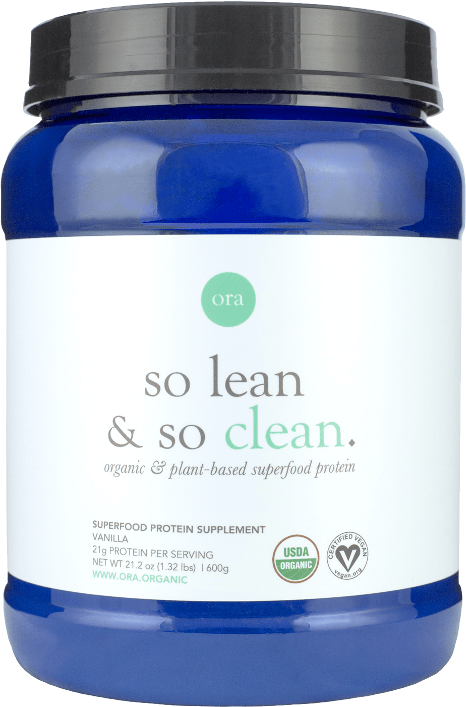 Organic Plant Based Protein Supplement PNG Image