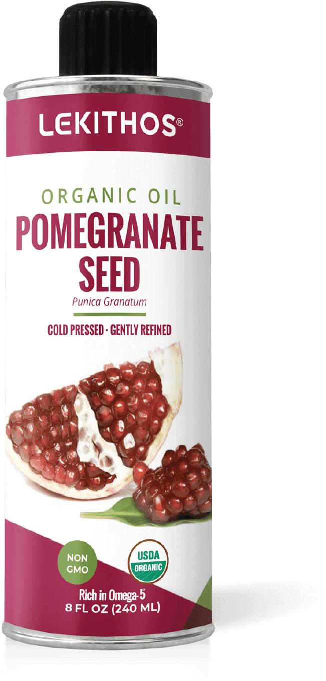 Organic Pomegranate Seed Oil Product PNG Image