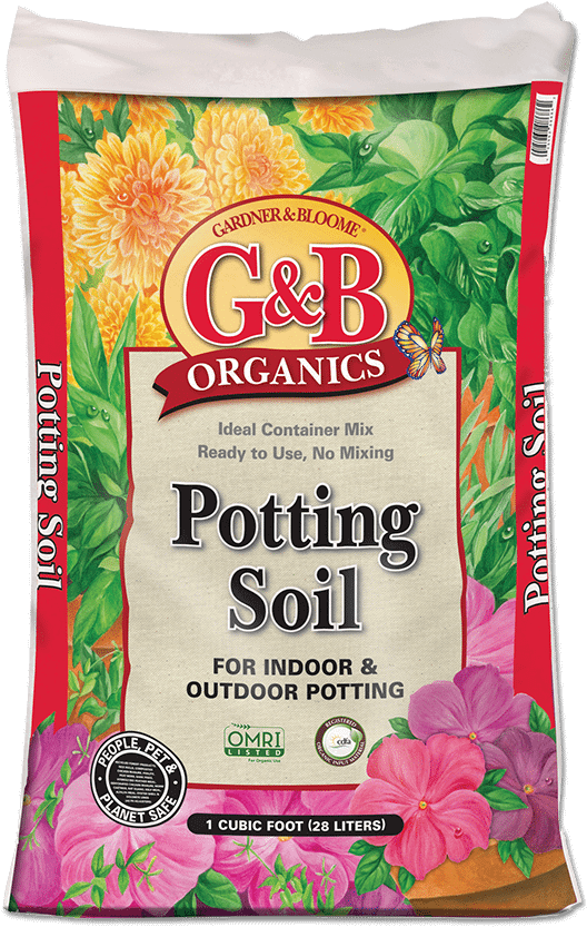 Organic Potting Soil Bag PNG Image