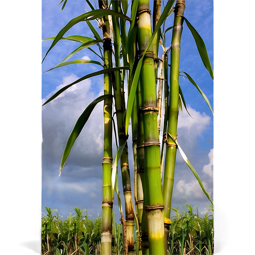 Organic Sugarcane Field Png Srh PNG Image