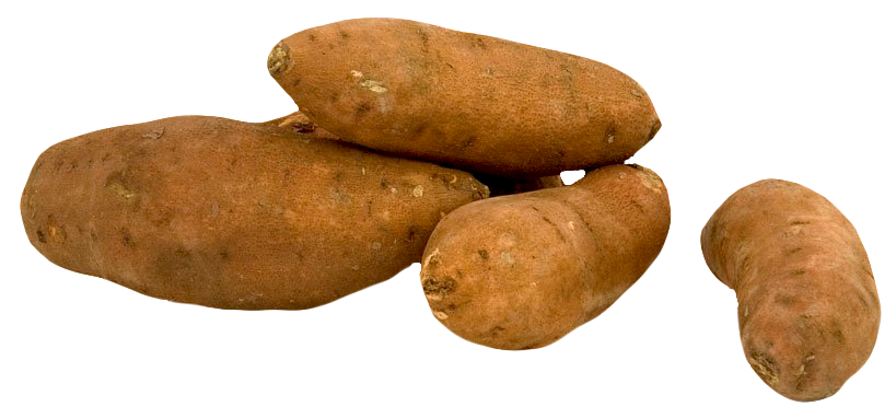 Organic Sweet Potatoes PNG Image