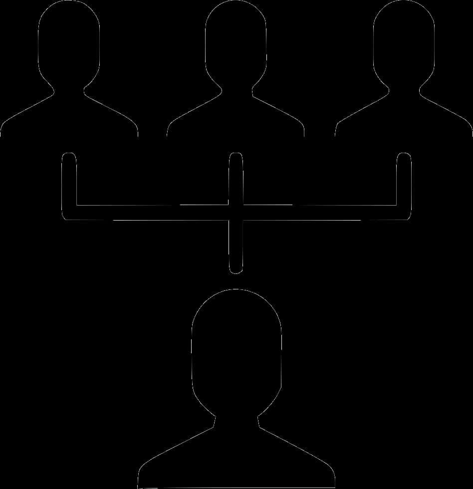 Organizational Structure Chart PNG Image