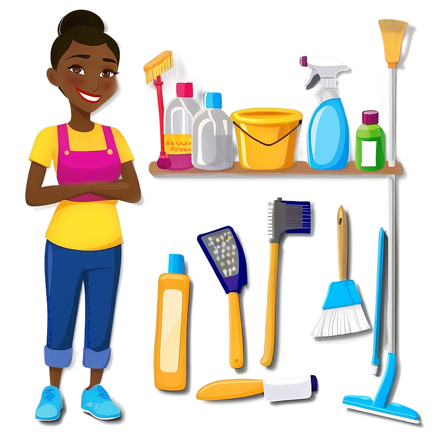 Organized House Cleaner Png Tuv69 PNG Image