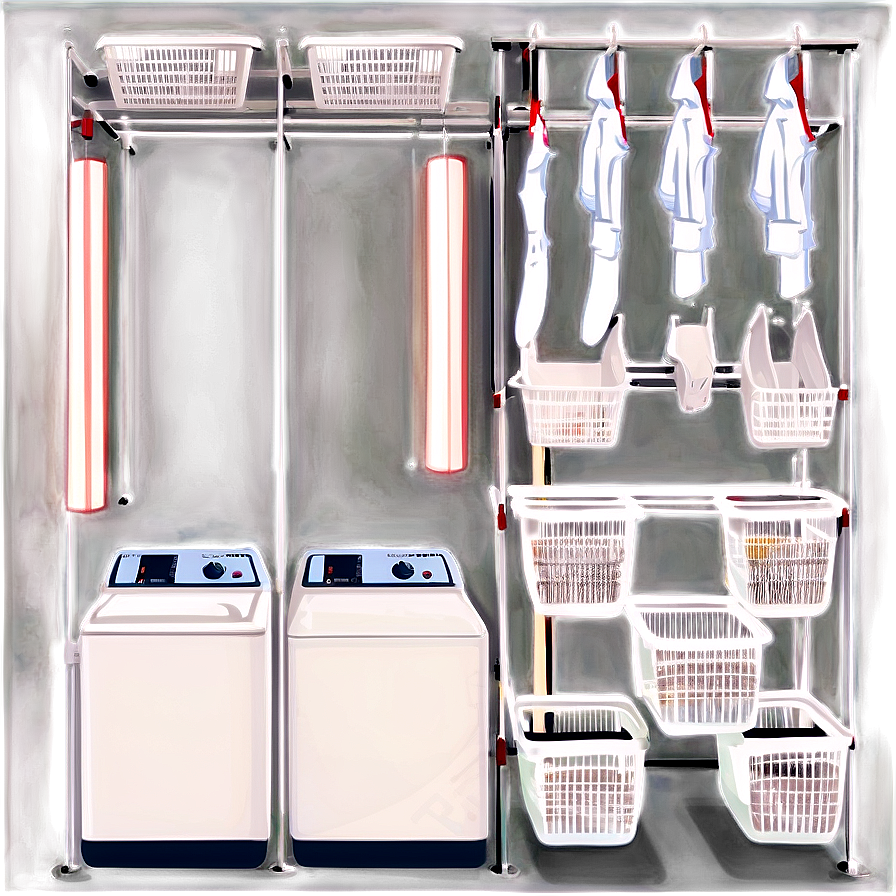 Organized Laundry Room Layout Png Mfl PNG Image