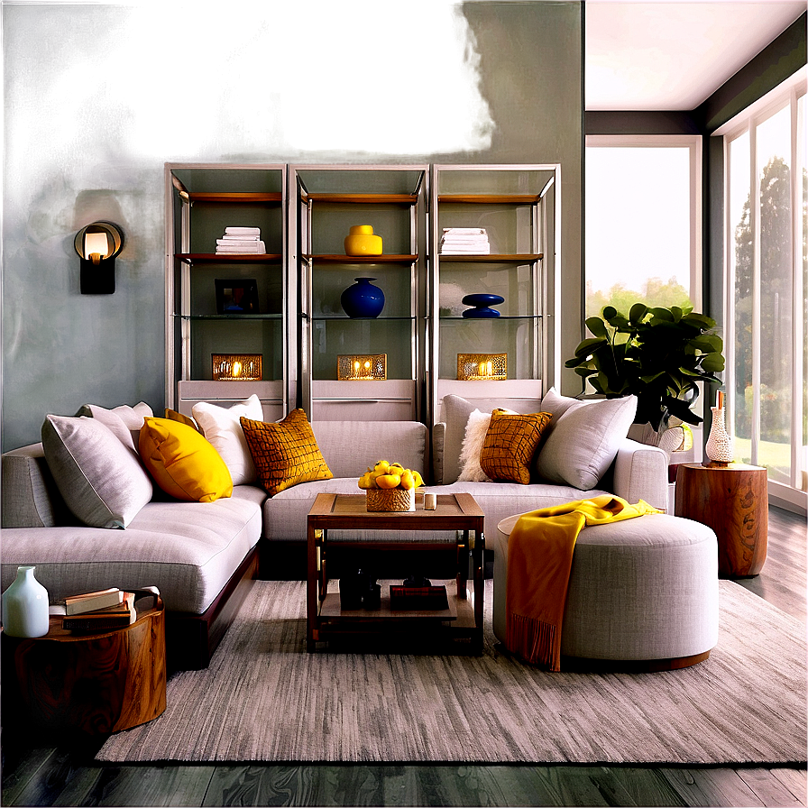 Organized Living Room Design Png 84 PNG Image