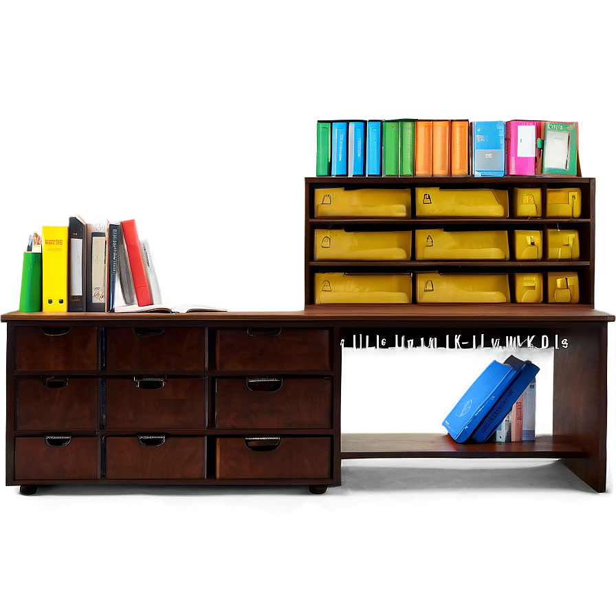 Organized Study Table Png 92 PNG Image