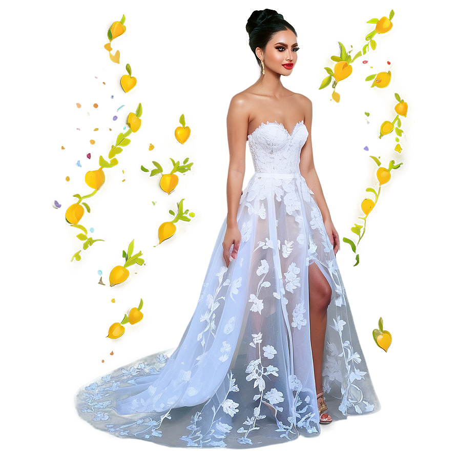 Organza Wedding Dresses Png Dsd15 PNG Image