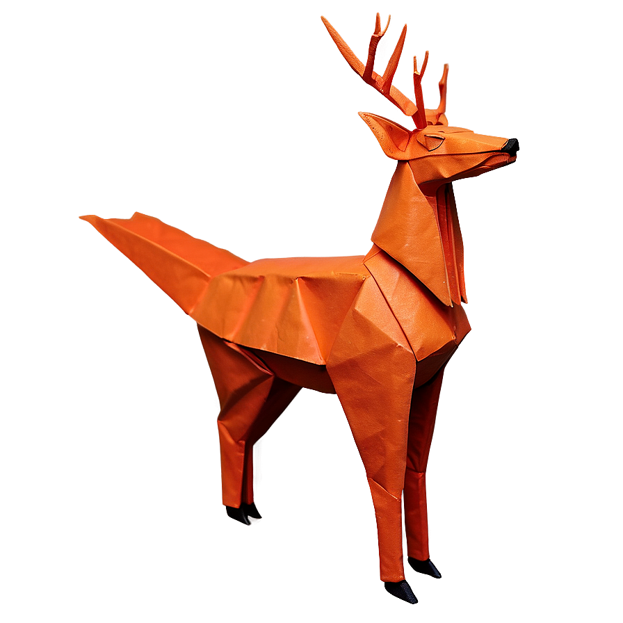 Origami Deer Figure Png Ilt PNG Image