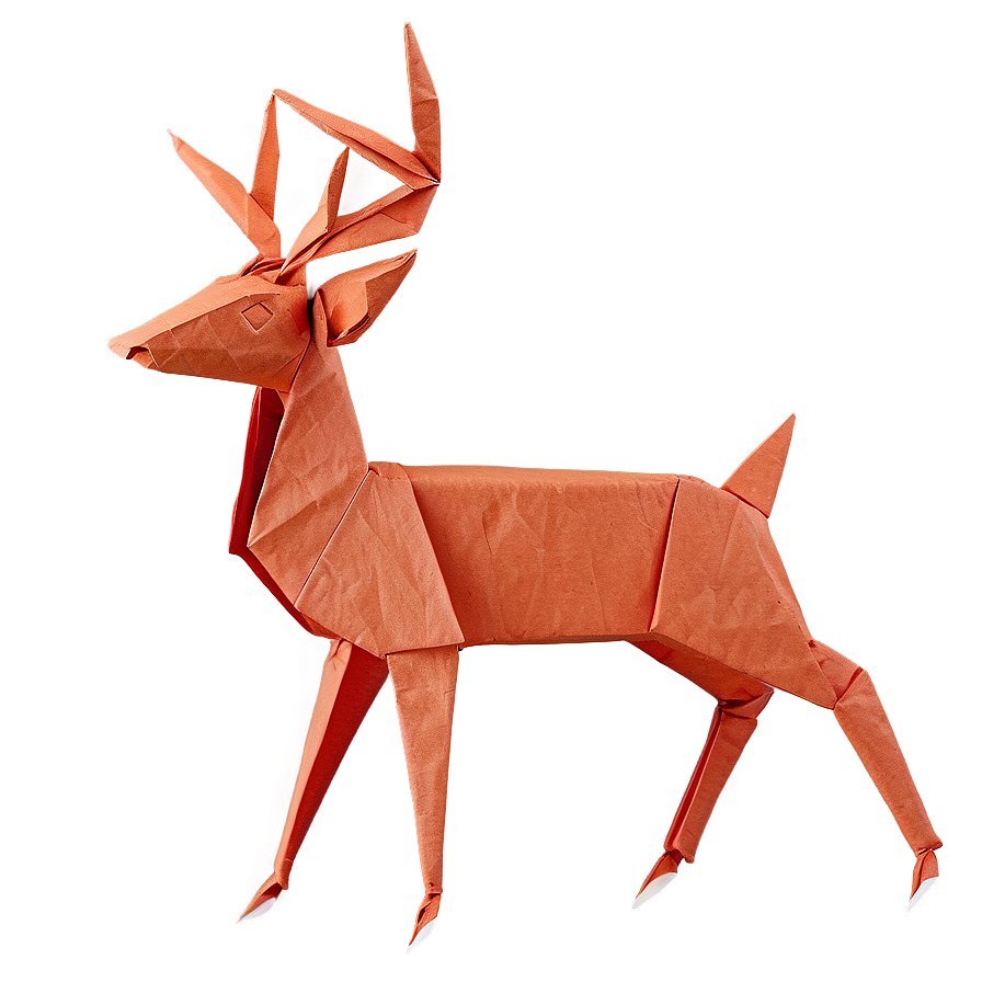 Origami Deer Figure Png Joc87 PNG Image