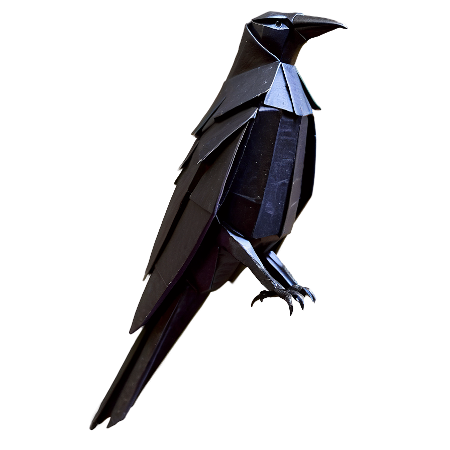 Origami Raven Figure Png 21 PNG Image